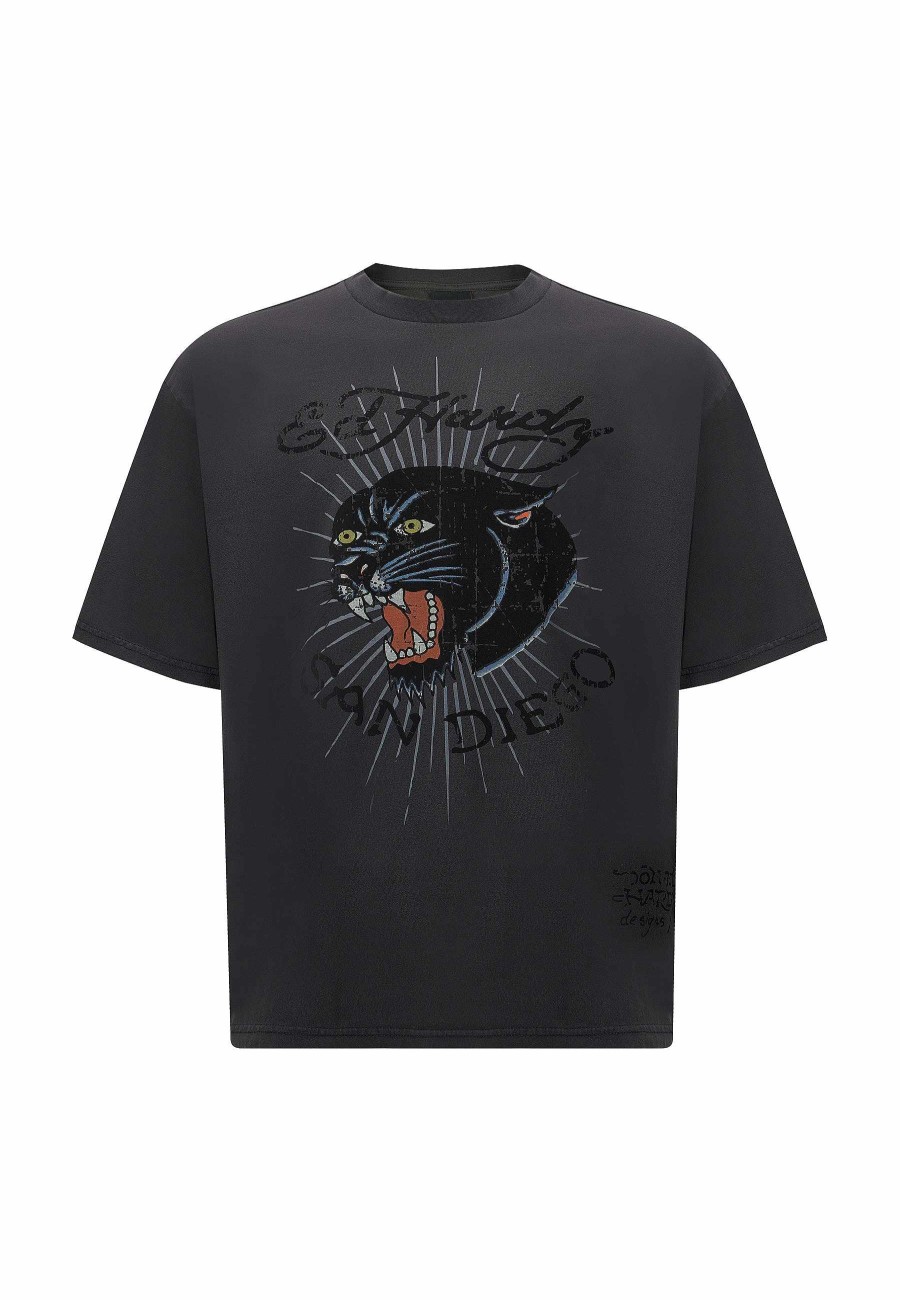 Ed Hardy Mens Panther-Diego T-Shirt