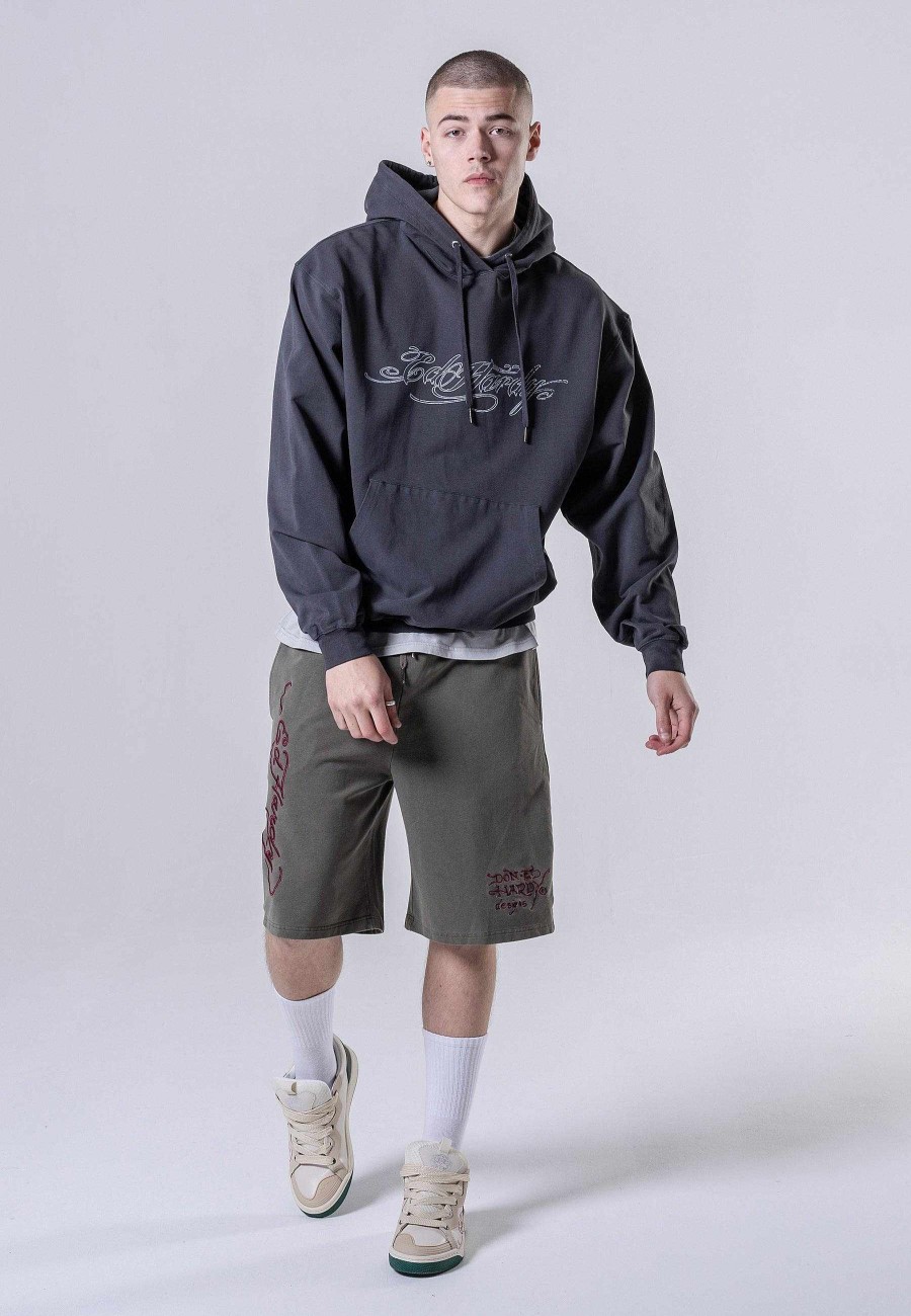 Ed Hardy Mens Panther-Light Hoodie Jumper