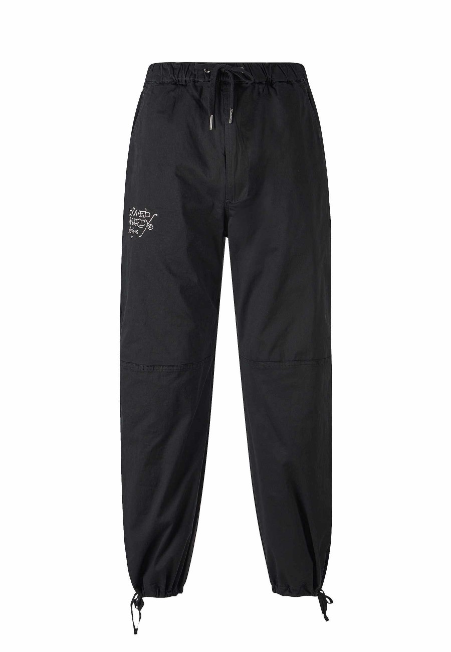 Ed Hardy Mens Mono-Flash-Sheet Woven Combat Trousers