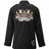 Ed Hardy Mens Eagle Crystal Rock Field Jacket
