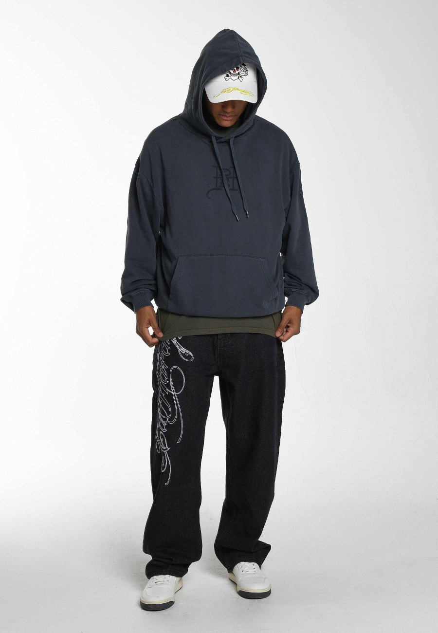 Ed Hardy Mens Melrose-Tiger Graphic Hoodie