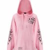 Ed Hardy Womens Love Eternal Graphic Relaxed Hoodie