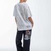 Ed Hardy Womens Koi Logo Relaxed T-Shirt