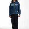 Ed Hardy Mens Panther Denim Team Jacket