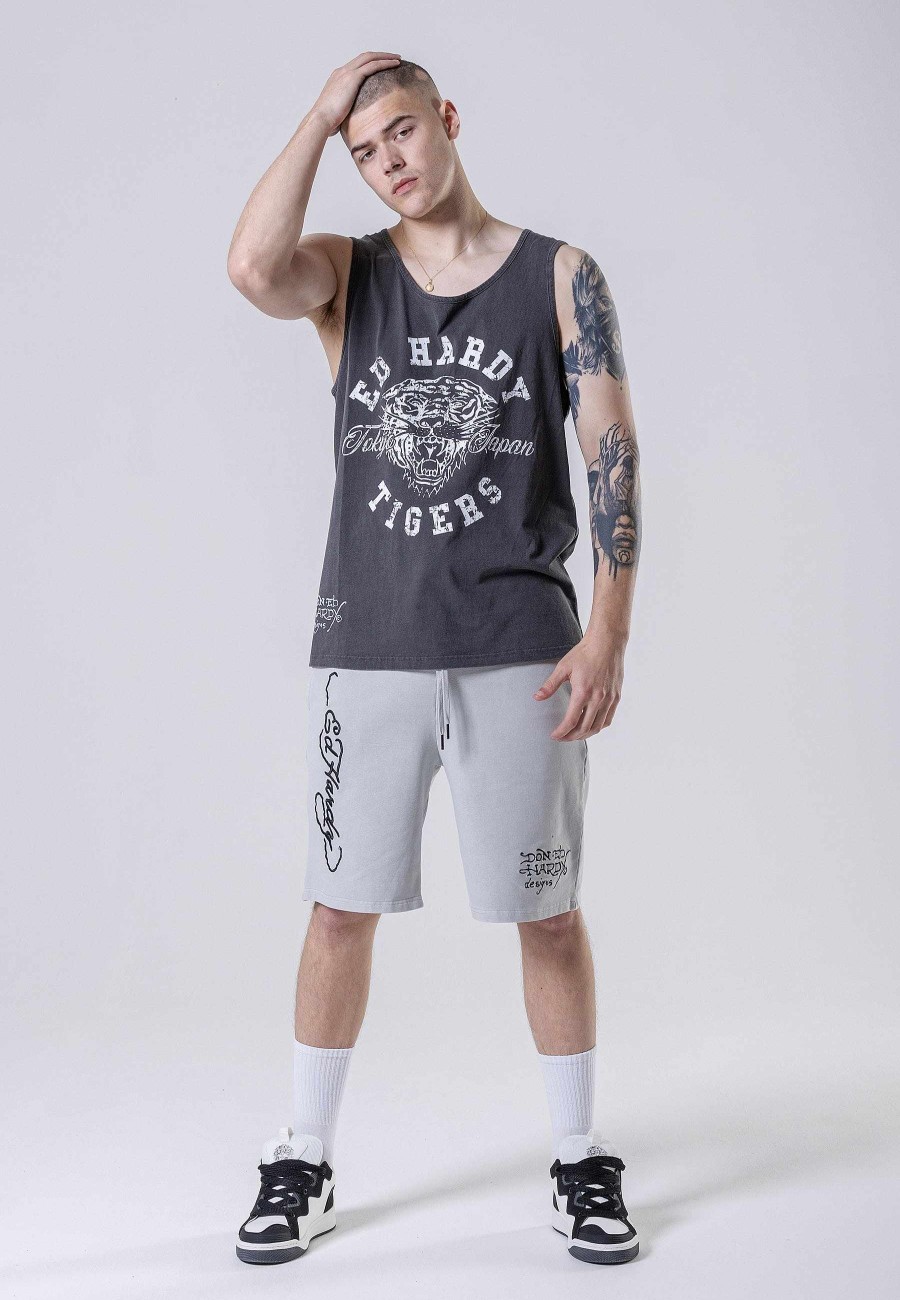 Ed Hardy Mens Tiger-Coach Vest