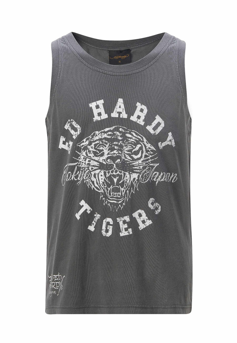 Ed Hardy Mens Tiger-Coach Vest