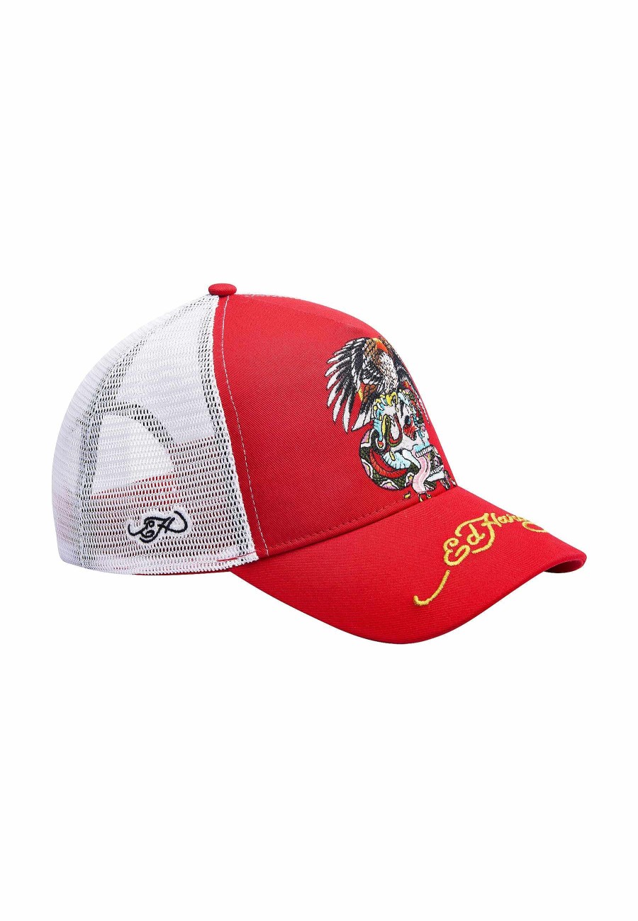 Ed Hardy Eagle-Skull Twill Front Mesh Trucker