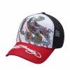 Ed Hardy Uni Vibrant-Dragon Twill Front Mesh Trucker Cap