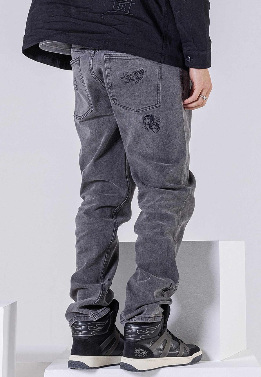 Ed Hardy Mens Indigo-Tiger Mens Denim Jean