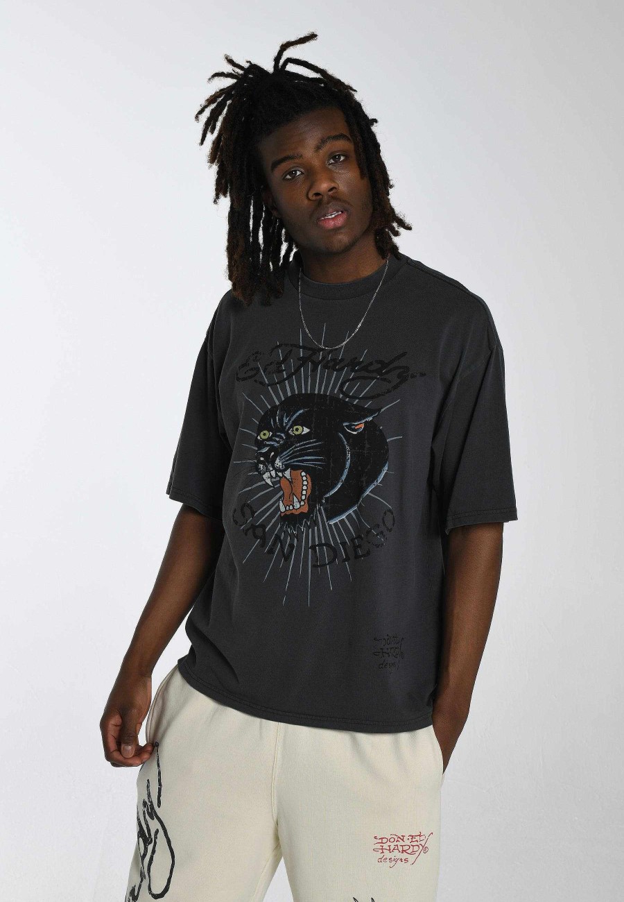 Ed Hardy Mens Panther-Diego T-Shirt