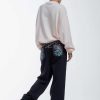 Ed Hardy Womens Koi Island Relaxed Denim Trousers Jeans