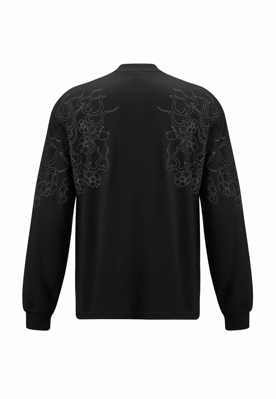 Ed Hardy Mens Vintage-Dragon Long Sleeve Tshirt