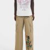 Ed Hardy Mens Sword Dragon Ripstop Woven Cargo Pants Trousers