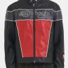 Ed Hardy Mens Holly Panther Vegan Leather Motocross Jacket