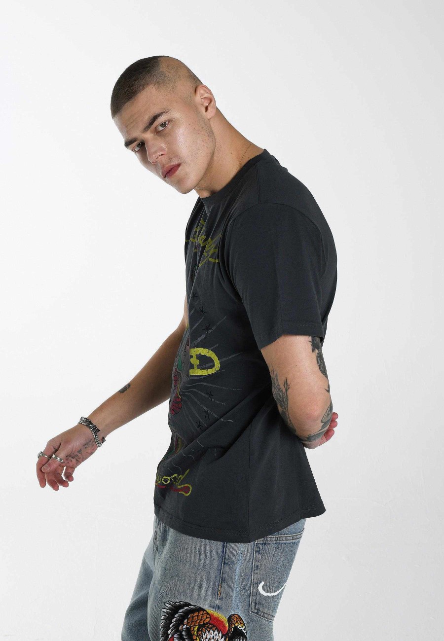 Ed Hardy Mens Hollywood-Snake T-Shirt