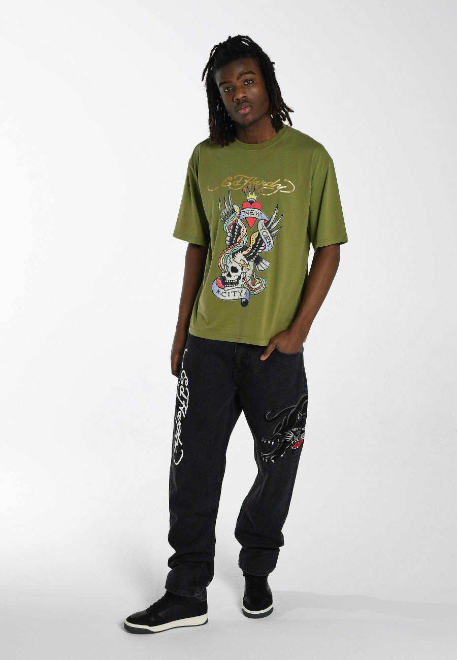 Ed Hardy Mens New York City T-Shirt