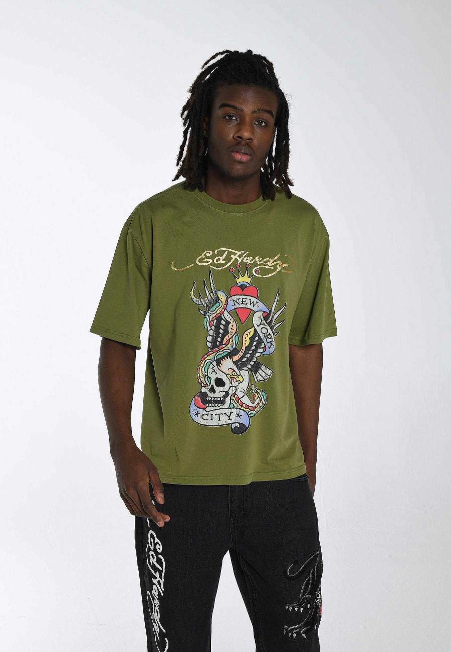 Ed Hardy Mens New York City T-Shirt