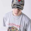 Ed Hardy Uni Love-Slowly Twill Front Mesh Trucker Cap
